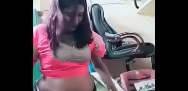  Swathi naidu exchanging dress and getting ready for shoot part-2